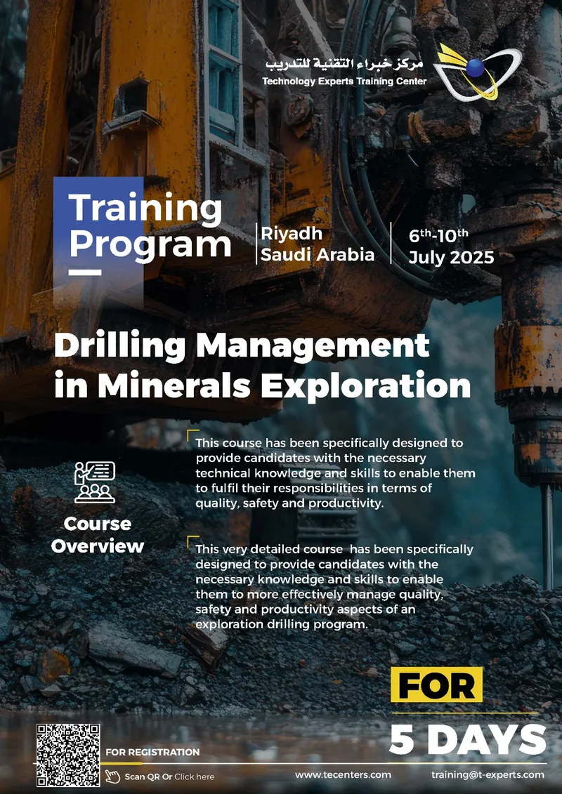 Drilling Management in Minerals Exploration — 5-day training programme