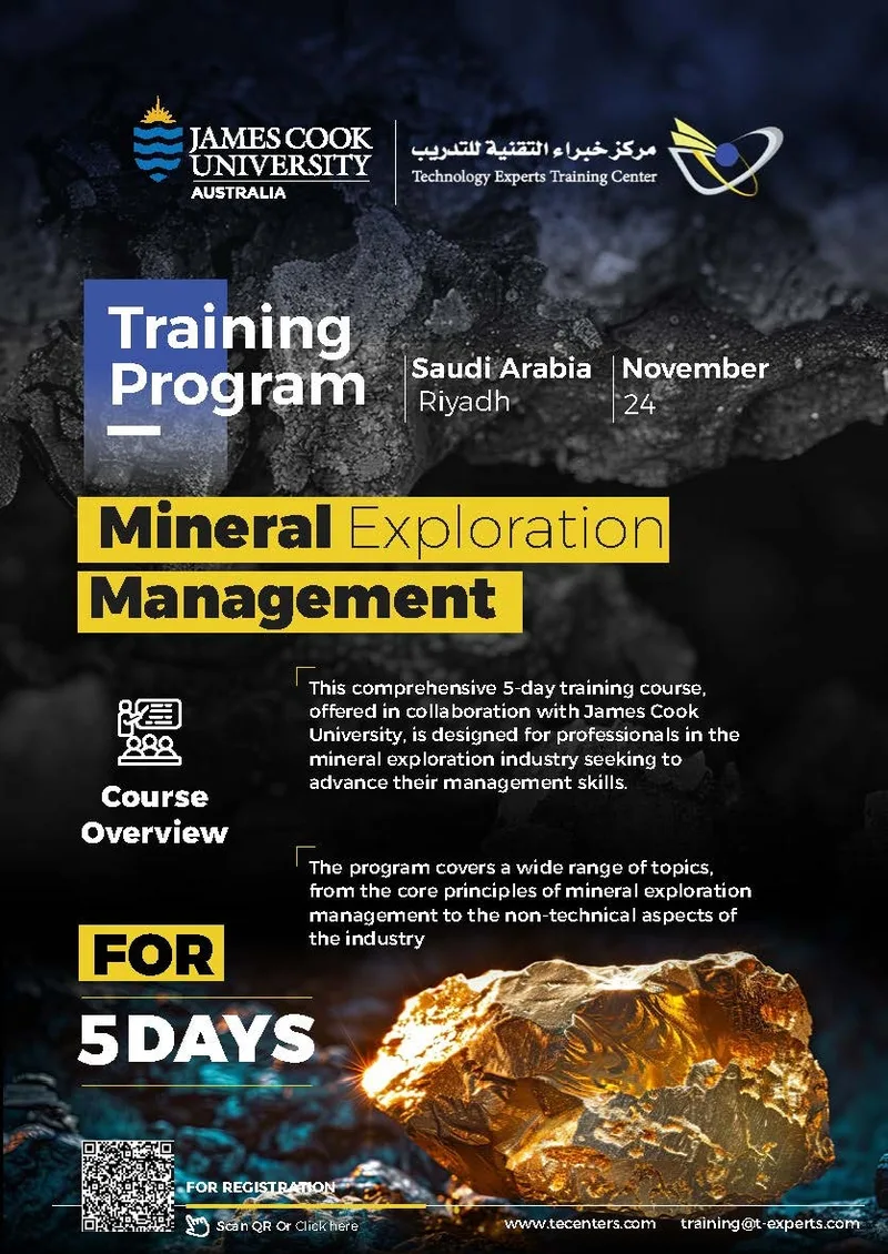 Mineral Exploration Management — 5-day training programme