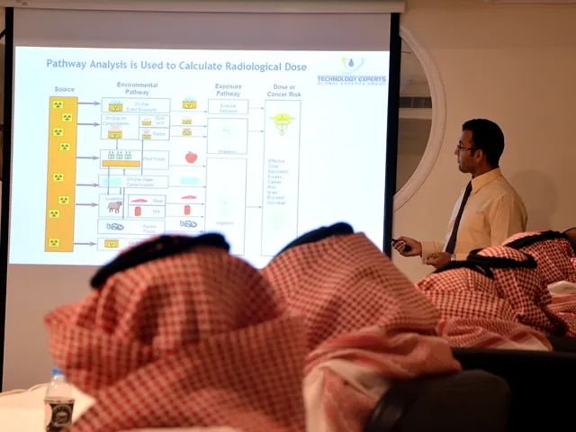 A training room during a lecture