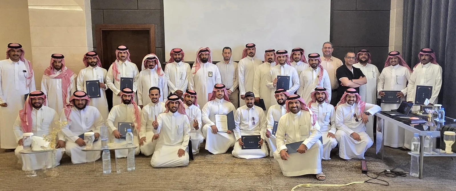 Trainees in the integrated protected-area management programme