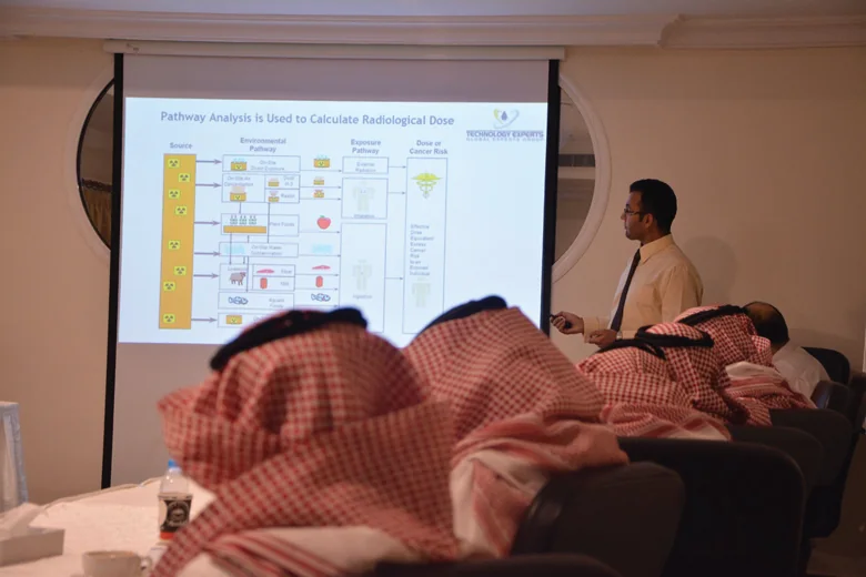 A session from the Radiation Protection Officer (RSO) course