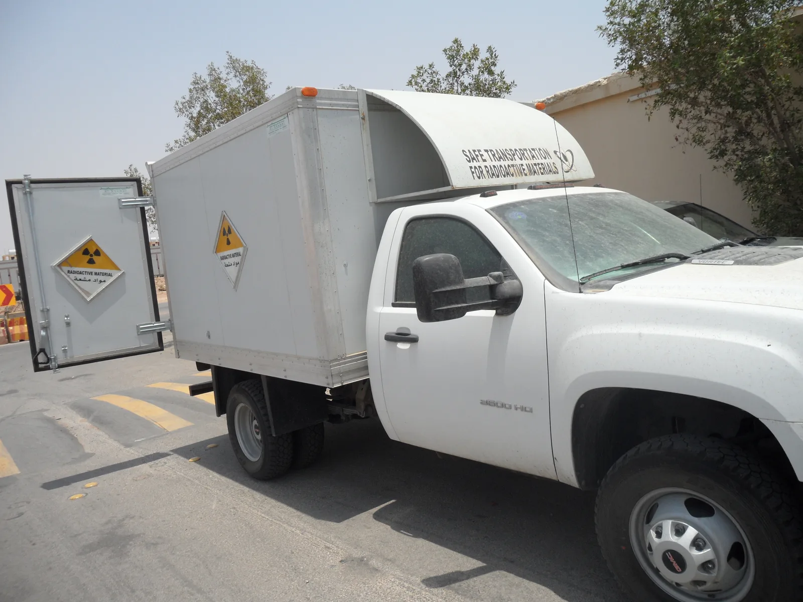 Technology Experts truck licensed for radioactive-material transport